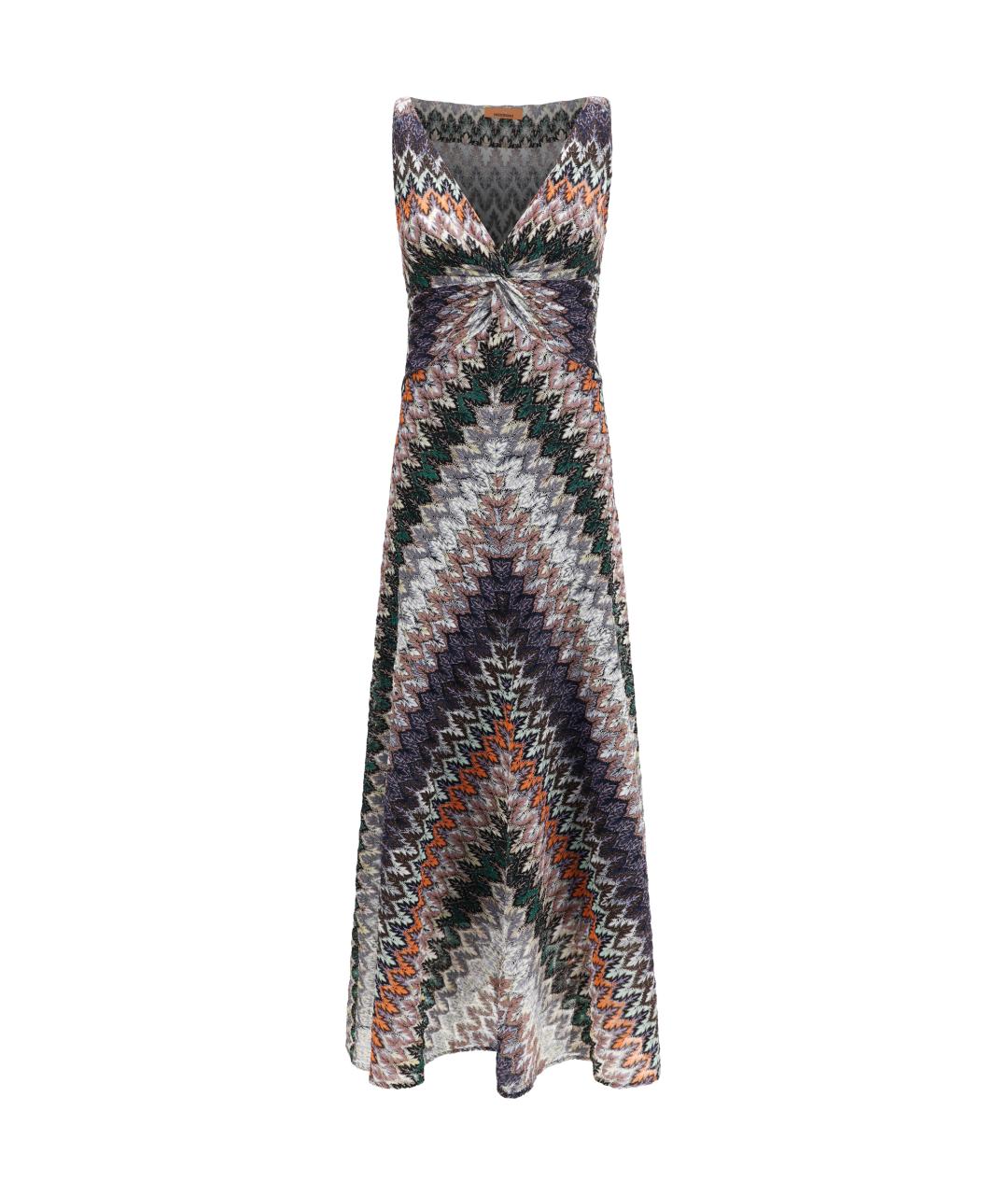 MISSONI Мульти полиэстеровое повседневное платье, фото 1
