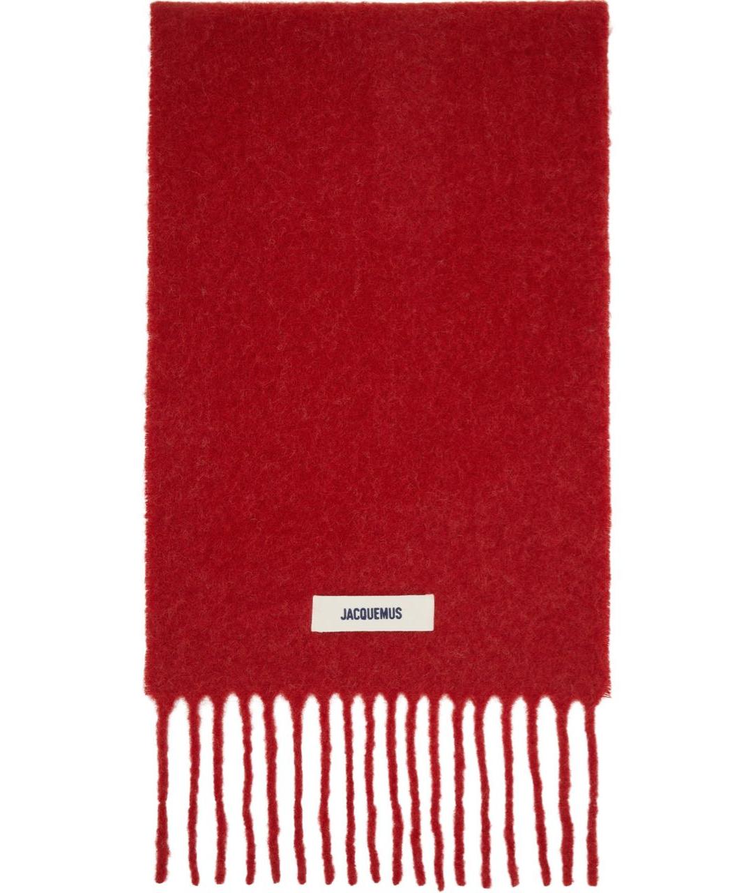 JACQUEMUS Красный шарф, фото 1