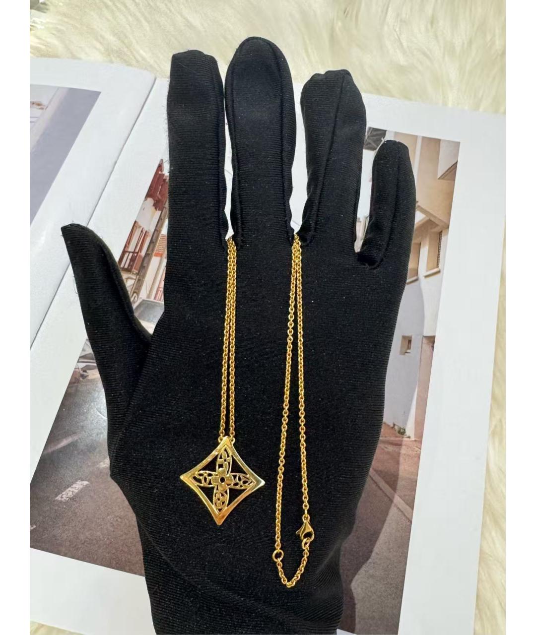 LOUIS VUITTON Золотое колье, фото 3