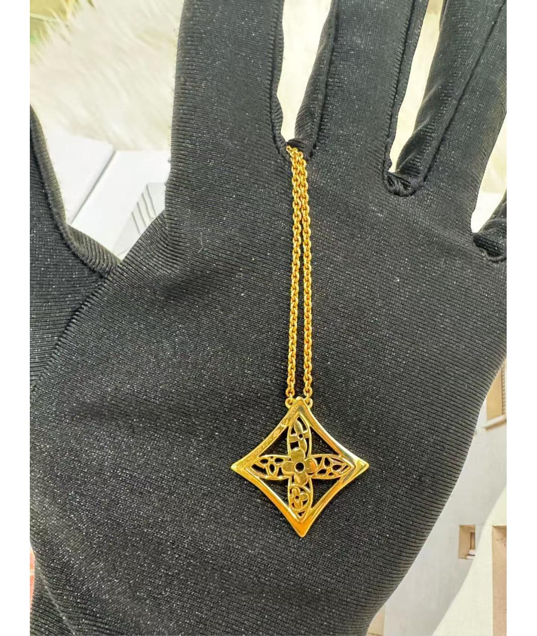 LOUIS VUITTON Золотое колье, фото 4