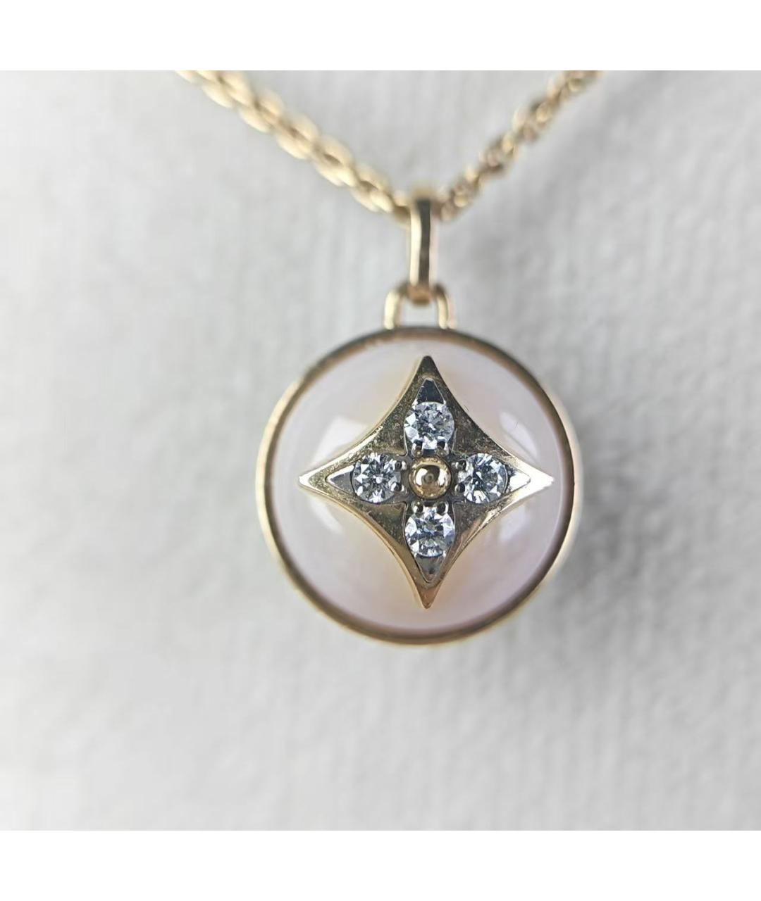 LOUIS VUITTON Золотое колье, фото 2