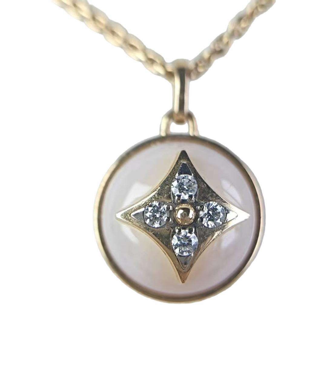 LOUIS VUITTON Золотое колье, фото 1