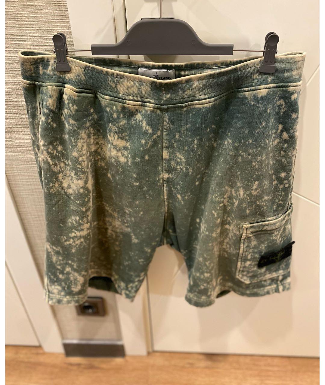 STONE ISLAND Мульти хлопковые шорты, фото 9