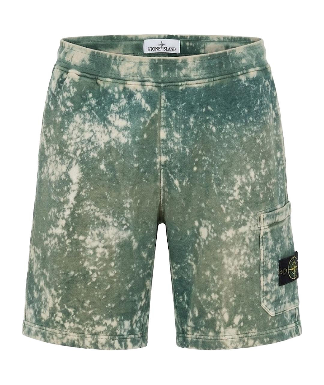 STONE ISLAND Мульти хлопковые шорты, фото 1