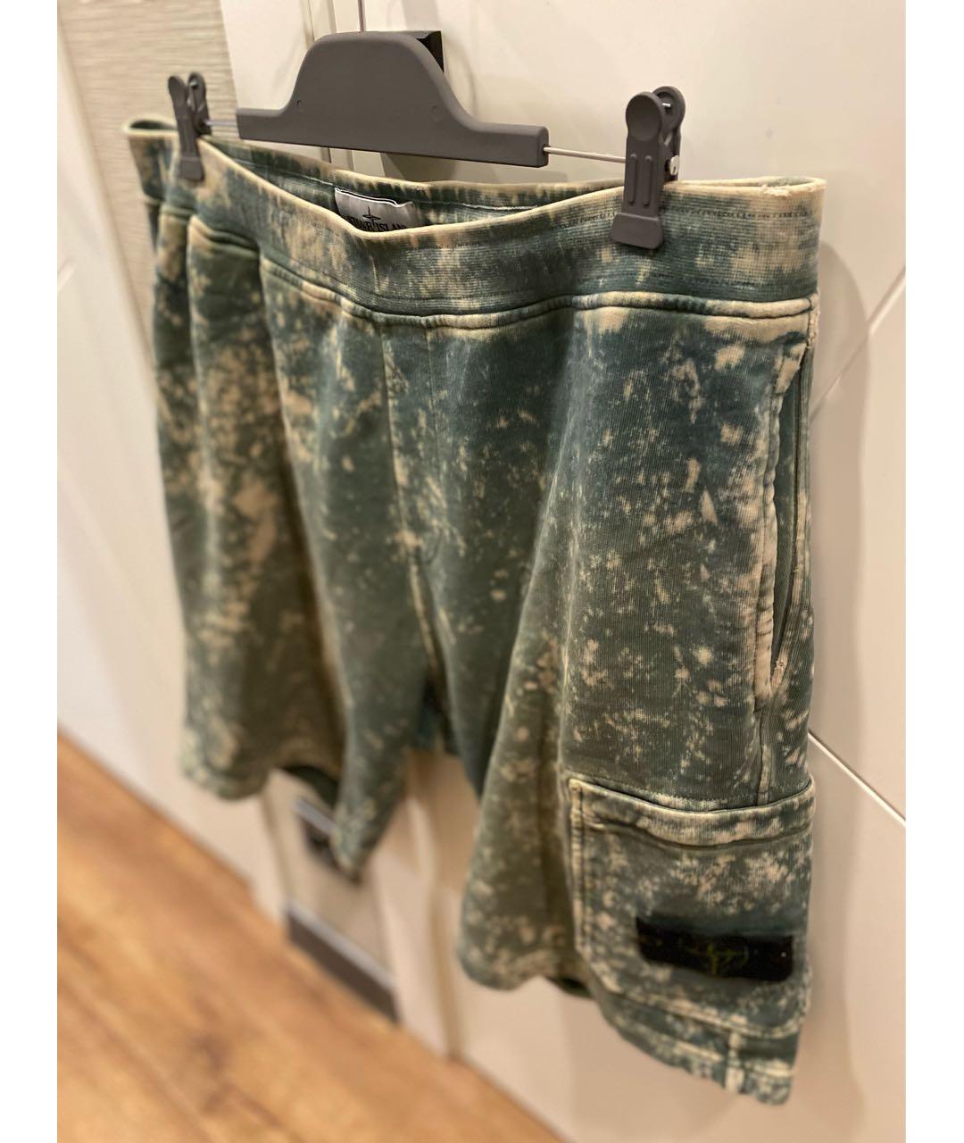 STONE ISLAND Мульти хлопковые шорты, фото 3