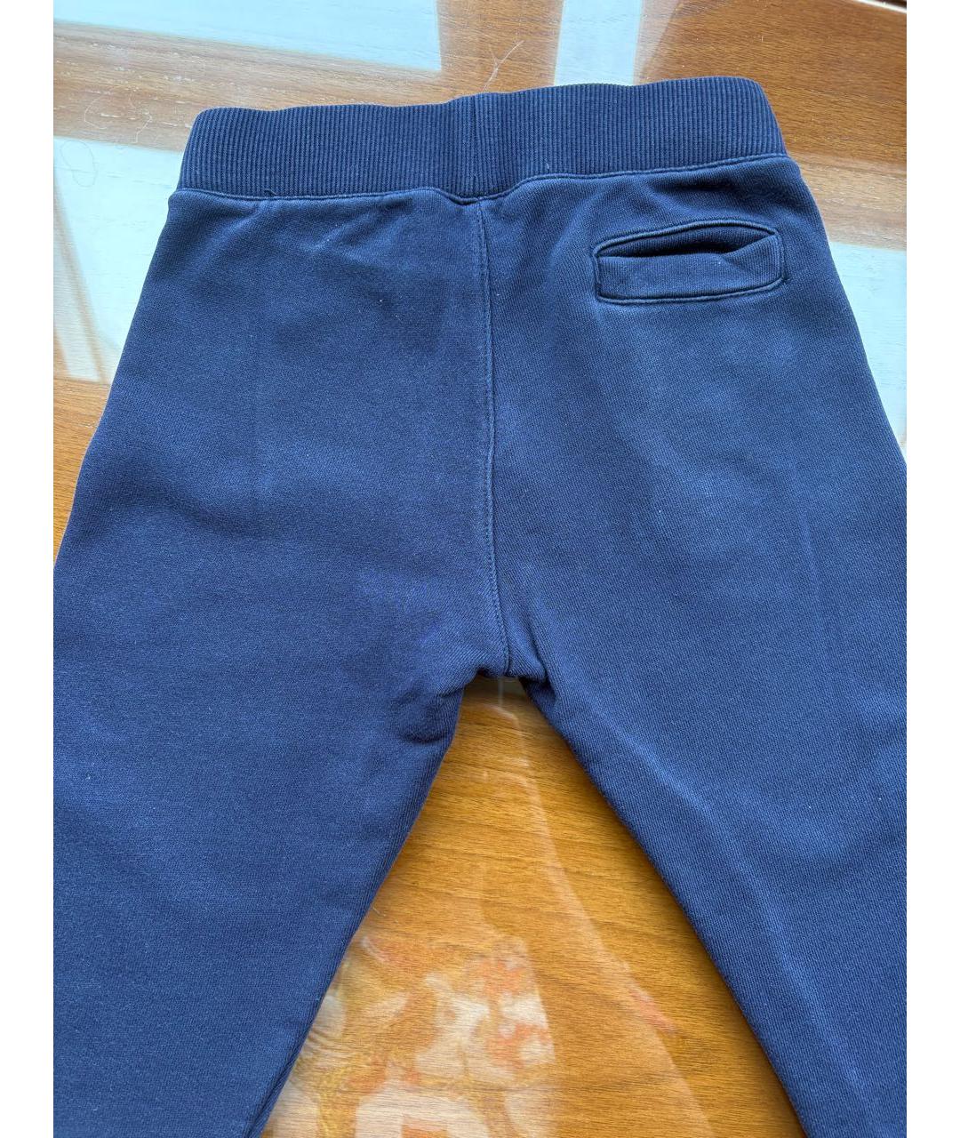 KENZO Темно-синие хлопковые брюки и шорты, фото 6