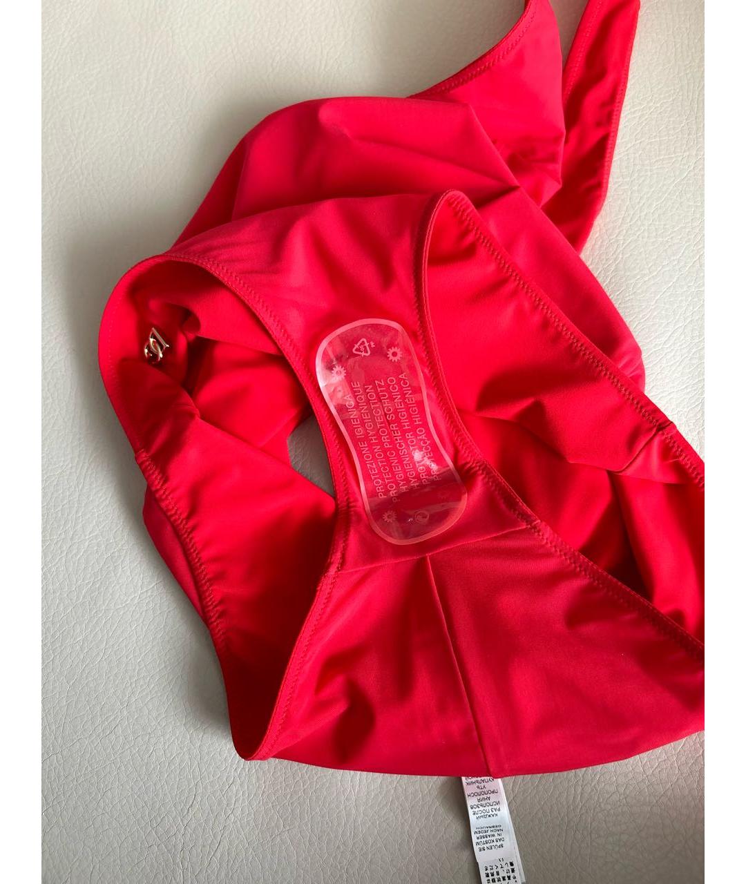 DOLCE&GABBANA Красный полиамидовый купальник, фото 6