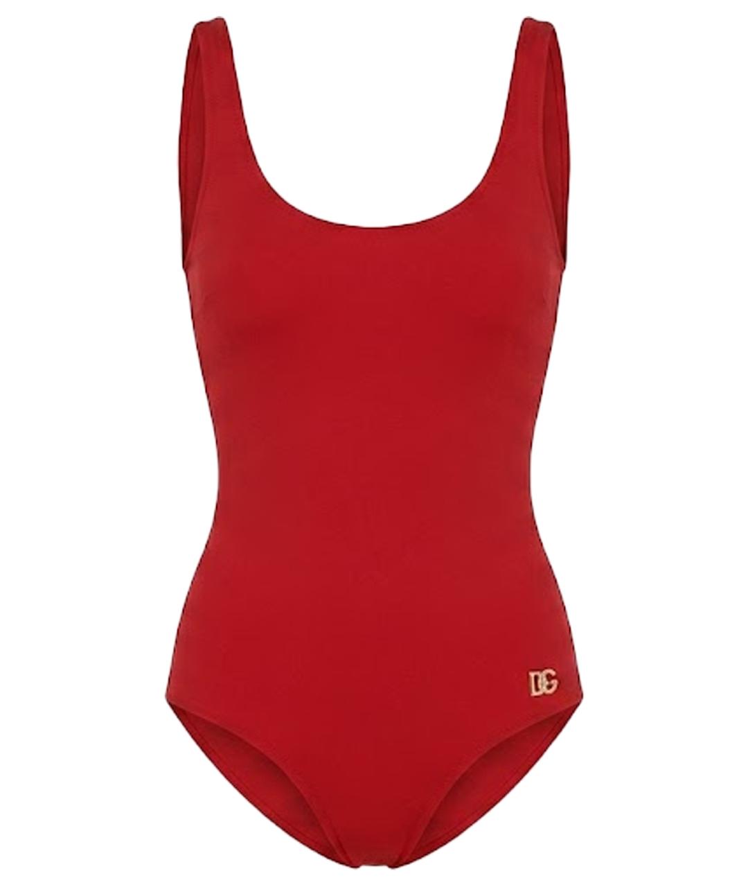 DOLCE&GABBANA Красный полиамидовый купальник, фото 1