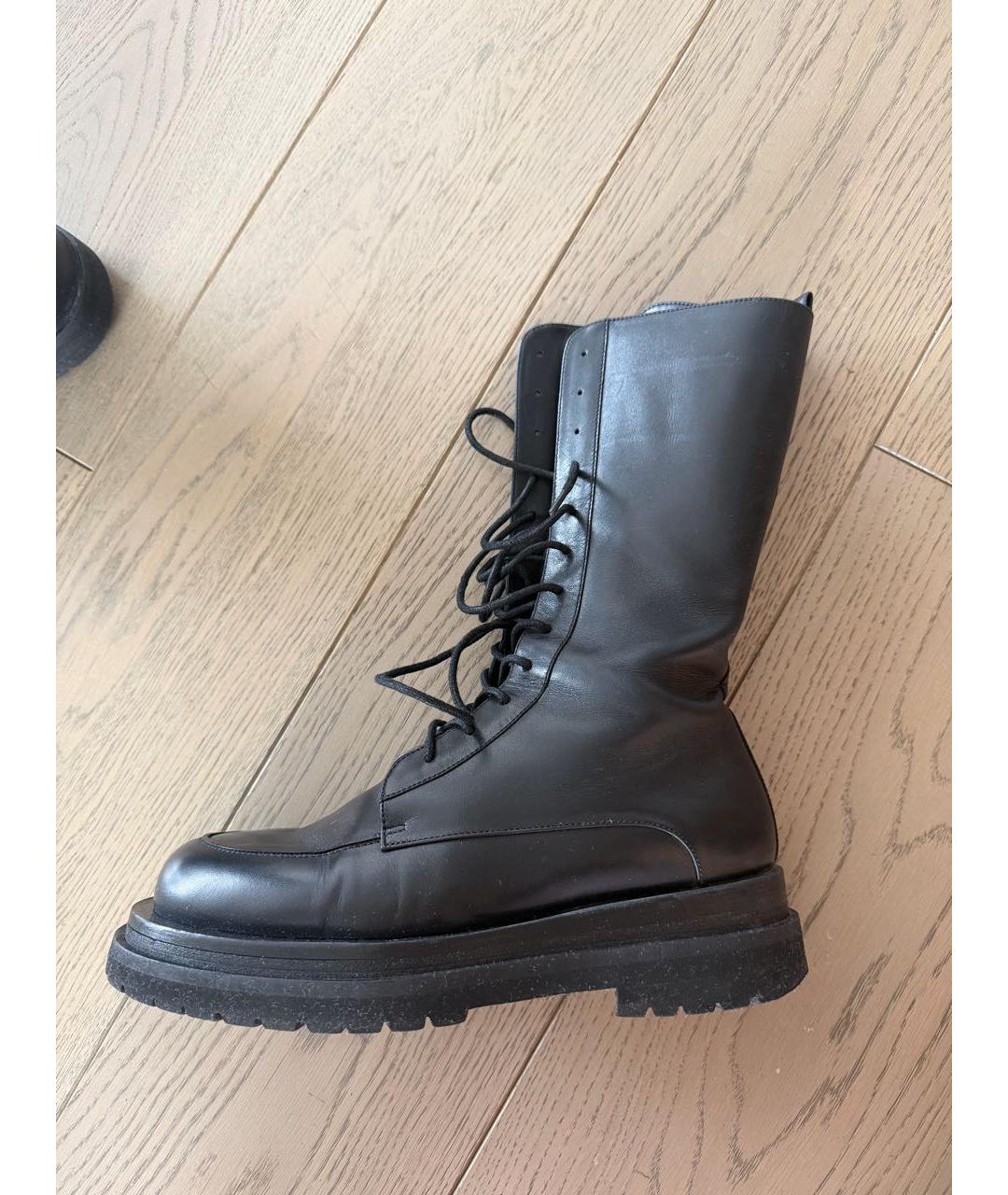 MAGDA BUTRYM Черные кожаные сапоги, фото 6