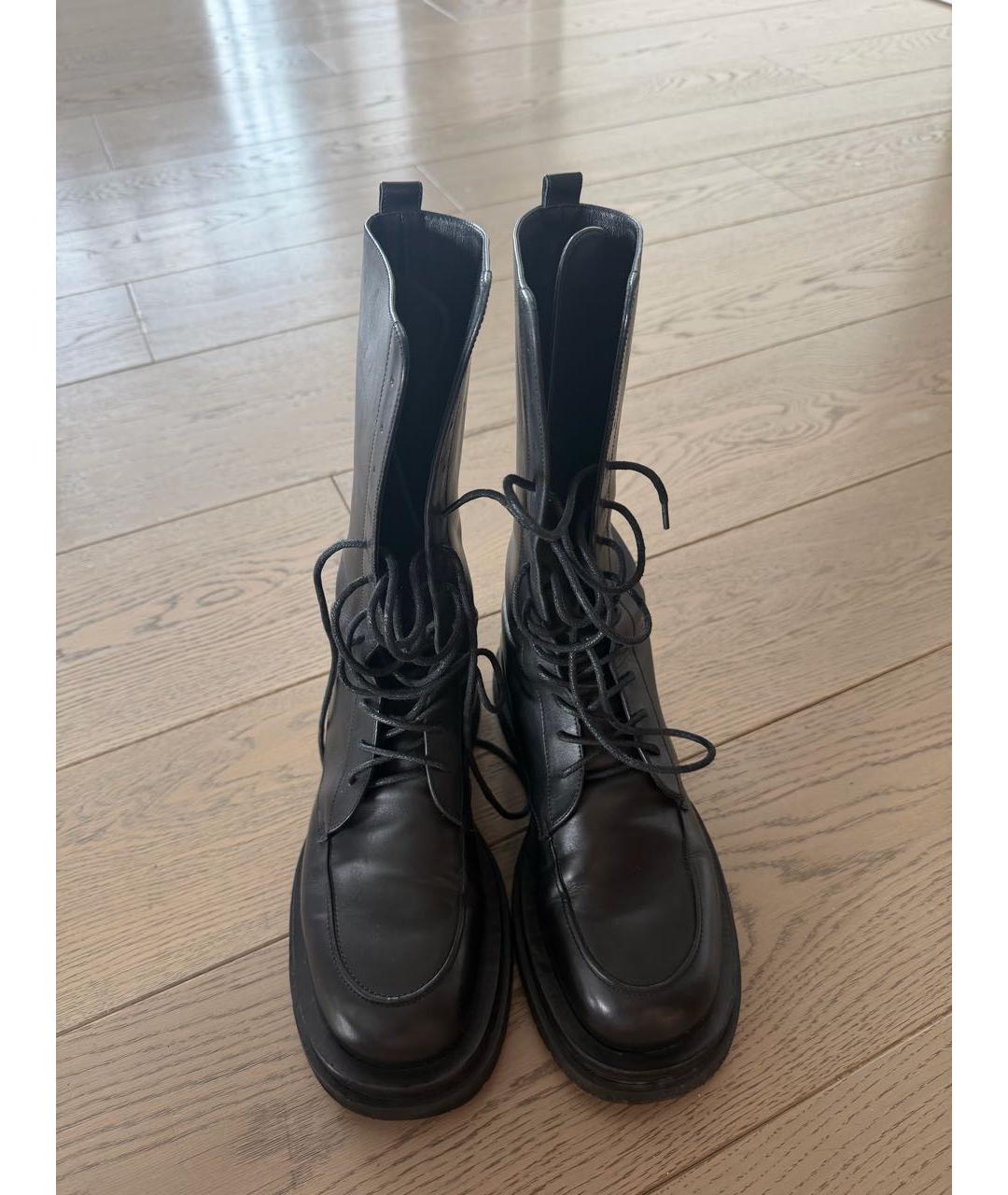 MAGDA BUTRYM Черные кожаные сапоги, фото 2