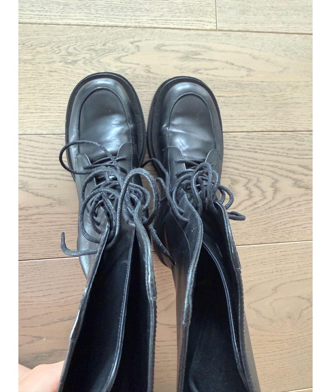 MAGDA BUTRYM Черные кожаные сапоги, фото 3