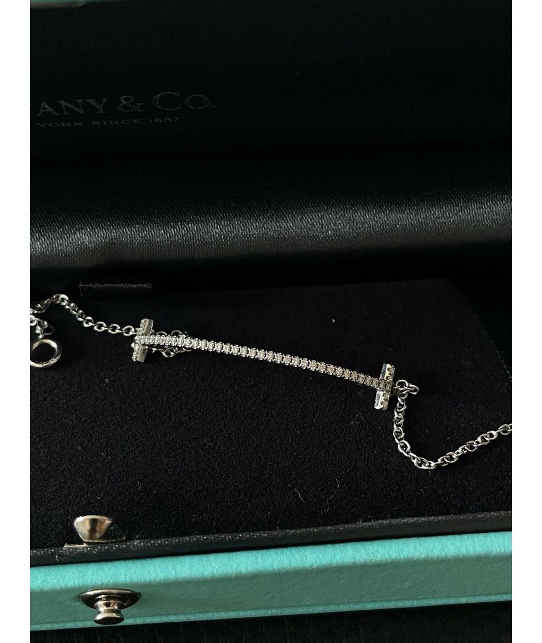 TIFFANY&CO Серебрянный браслет из белого золота, фото 2