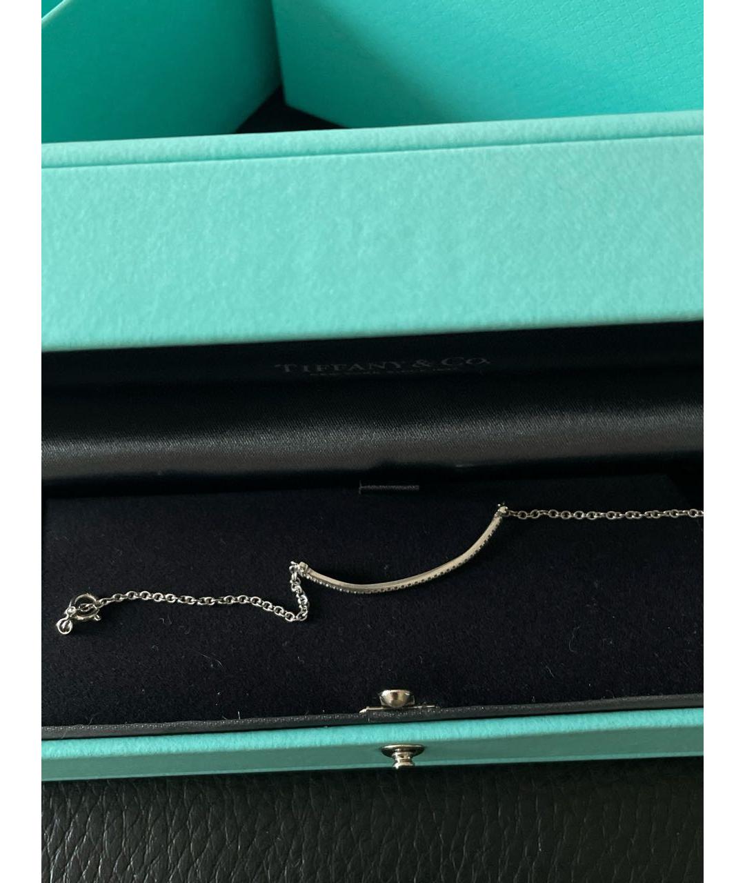 TIFFANY&CO Серебрянный браслет из белого золота, фото 3