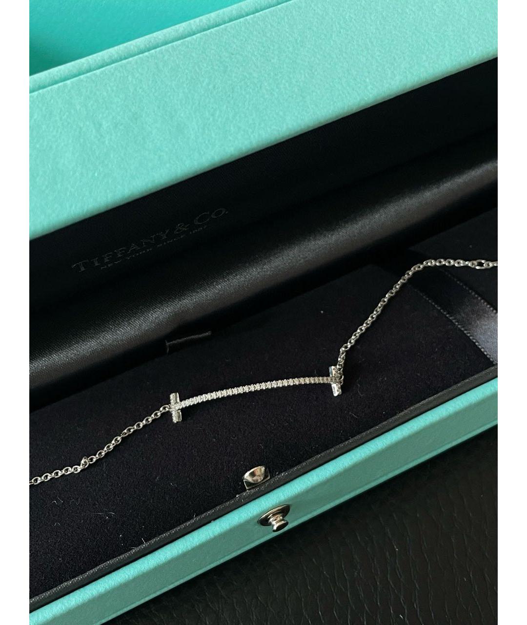 TIFFANY&CO Серебрянный браслет из белого золота, фото 5
