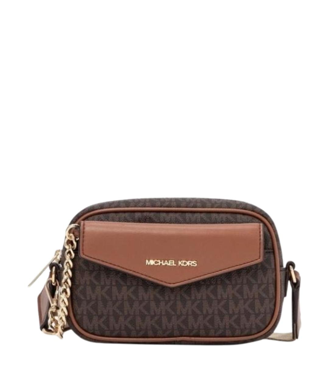 MICHAEL KORS Коричневая сумка через плечо, фото 1