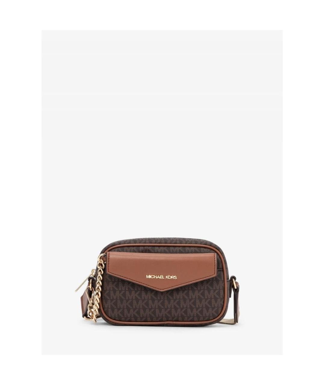 MICHAEL KORS Коричневая сумка через плечо, фото 5