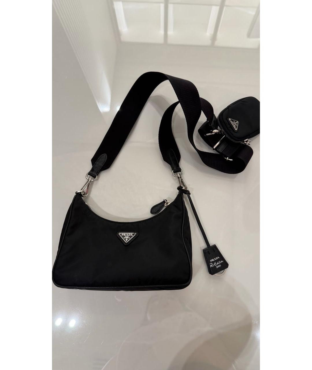 PRADA Черная сумка через плечо, фото 5