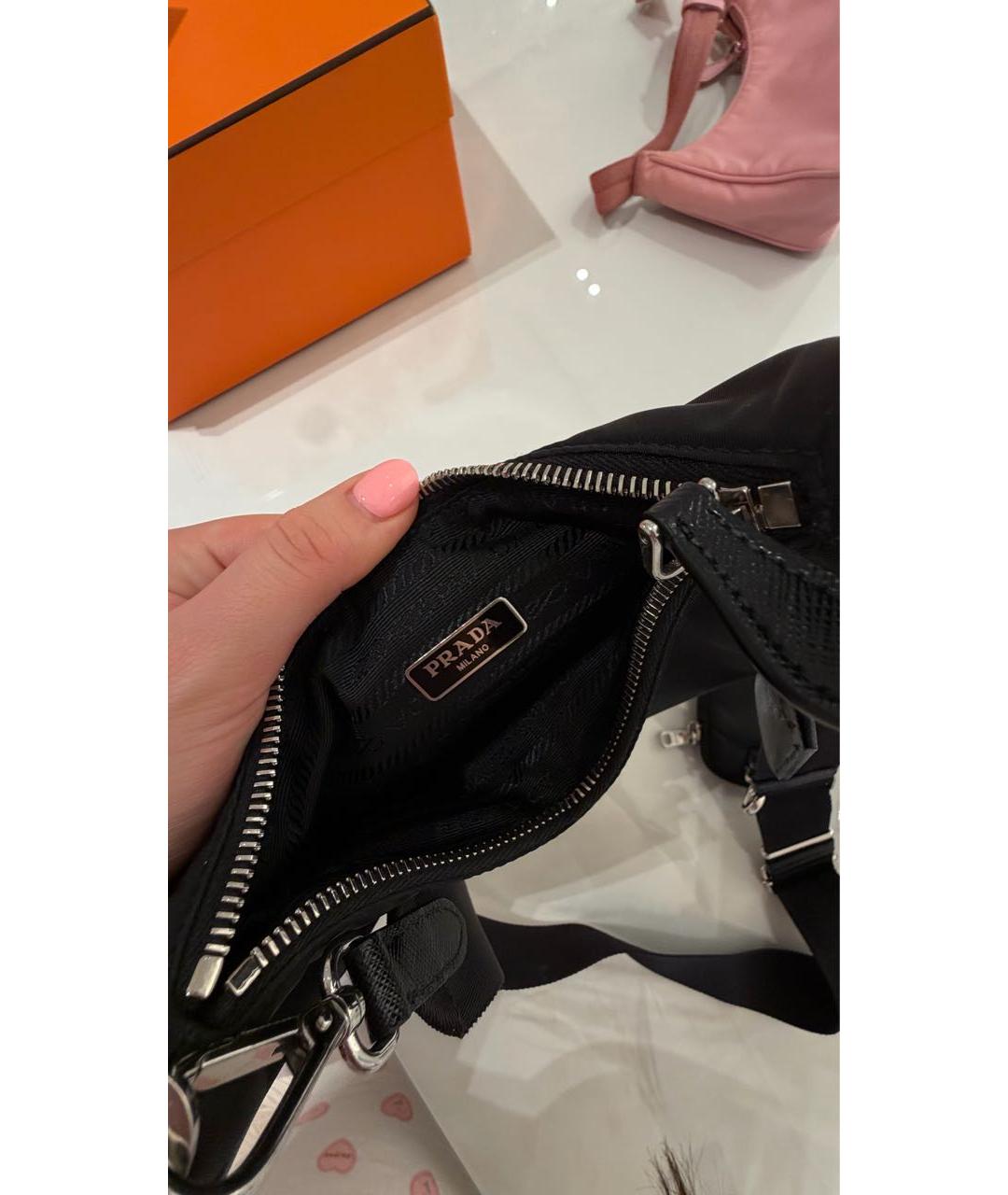 PRADA Черная сумка через плечо, фото 3
