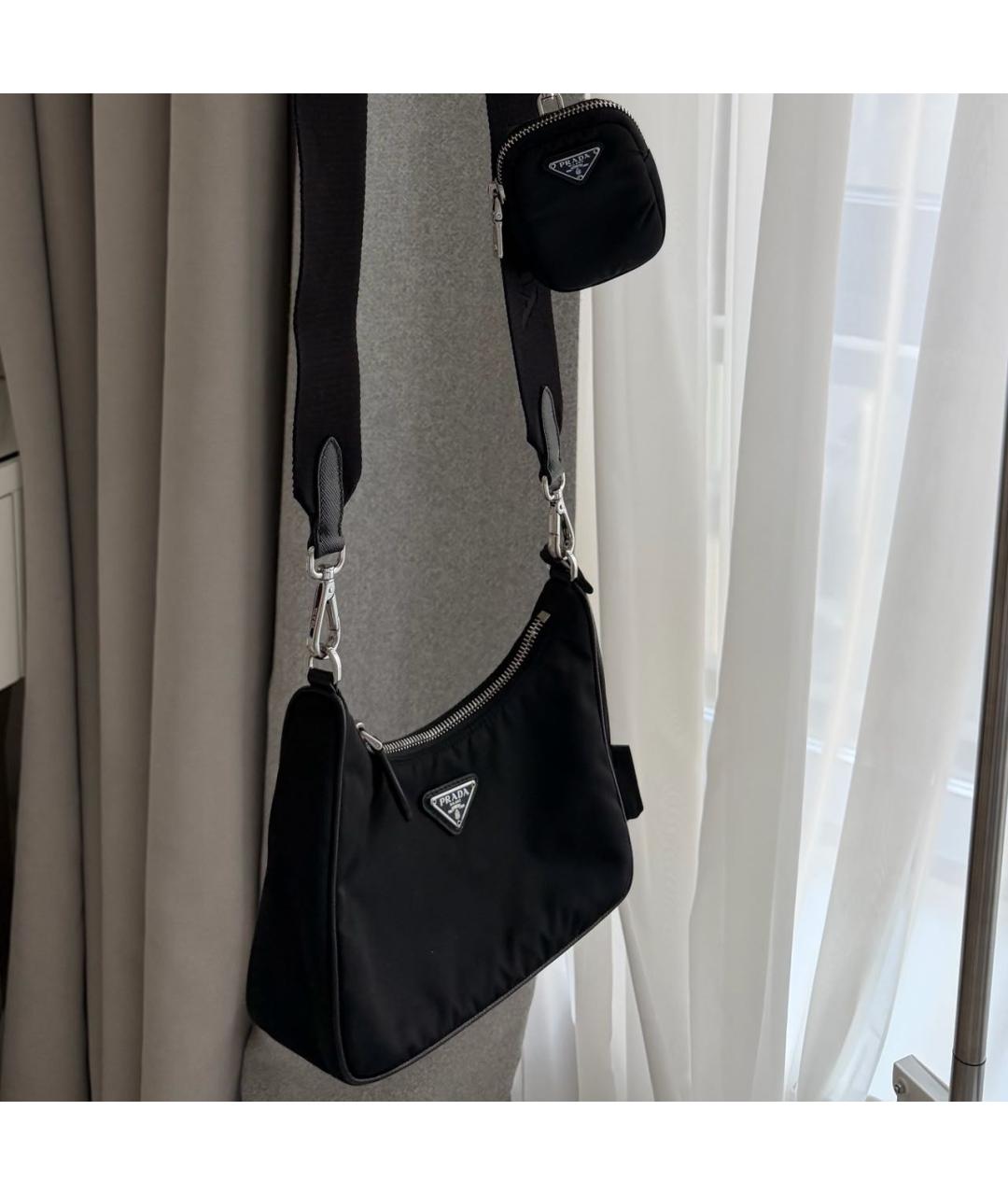 PRADA Черная сумка через плечо, фото 4