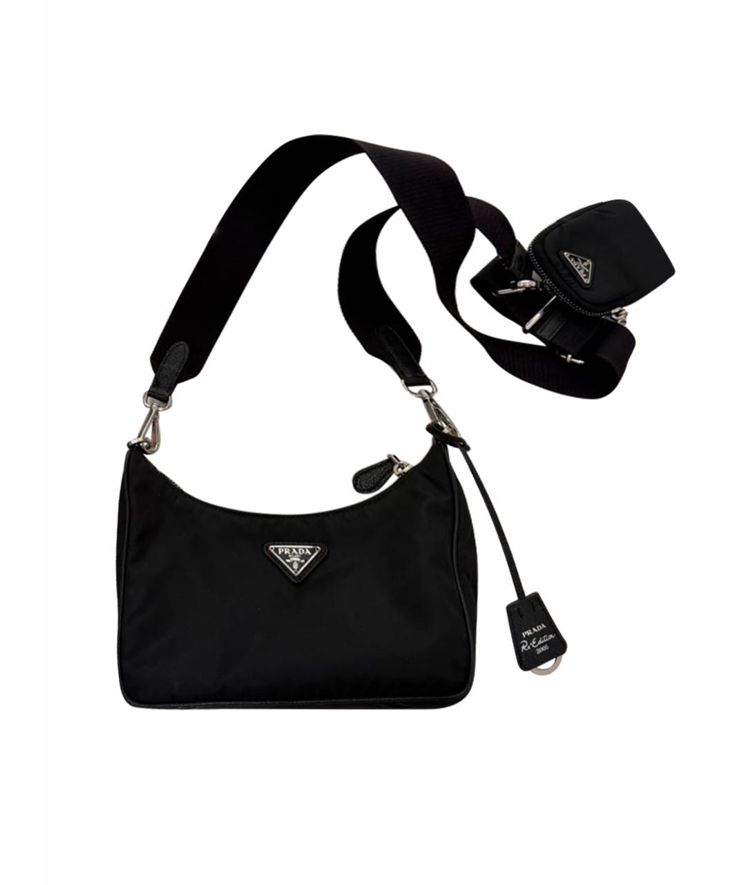 PRADA Черная сумка через плечо, фото 1