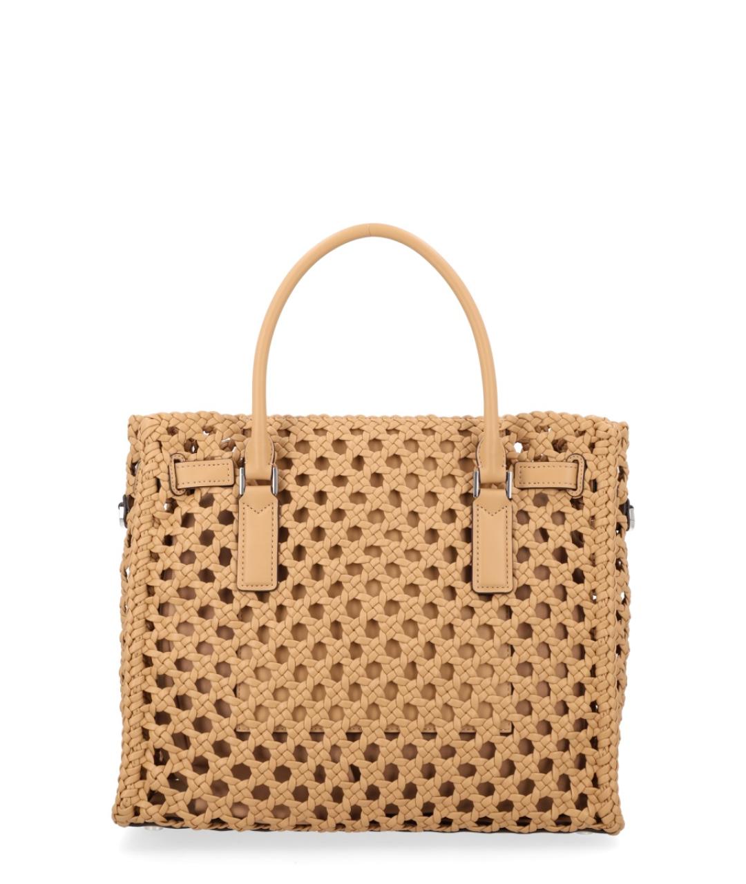 MICHAEL KORS Бежевая сумка тоут из искусственной кожи, фото 2