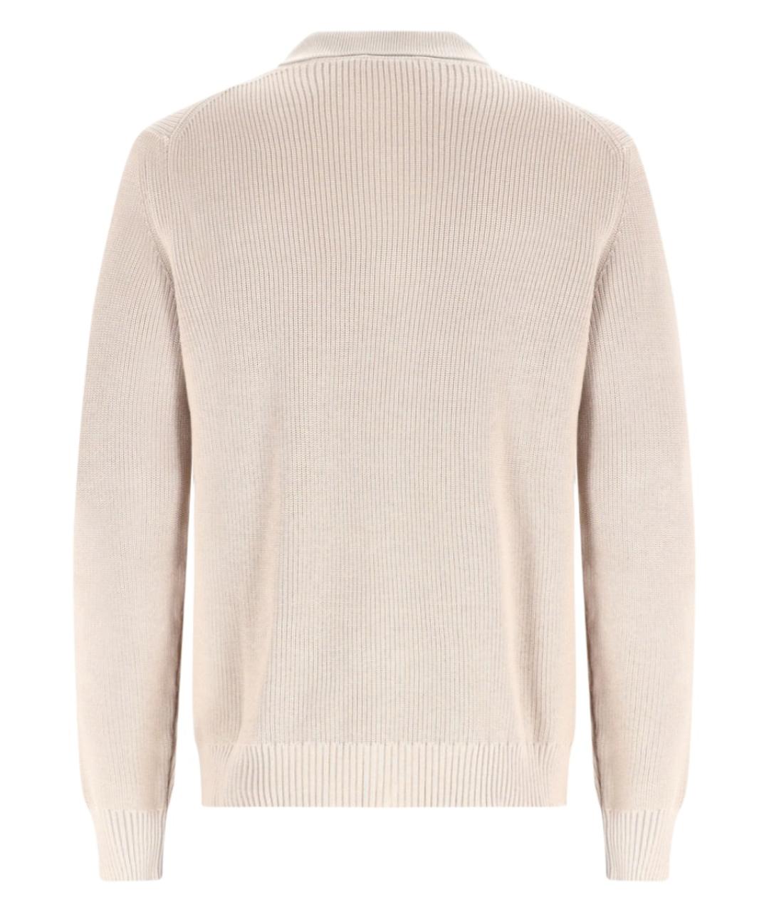 FAY Бежевый хлопковый кардиган, фото 2