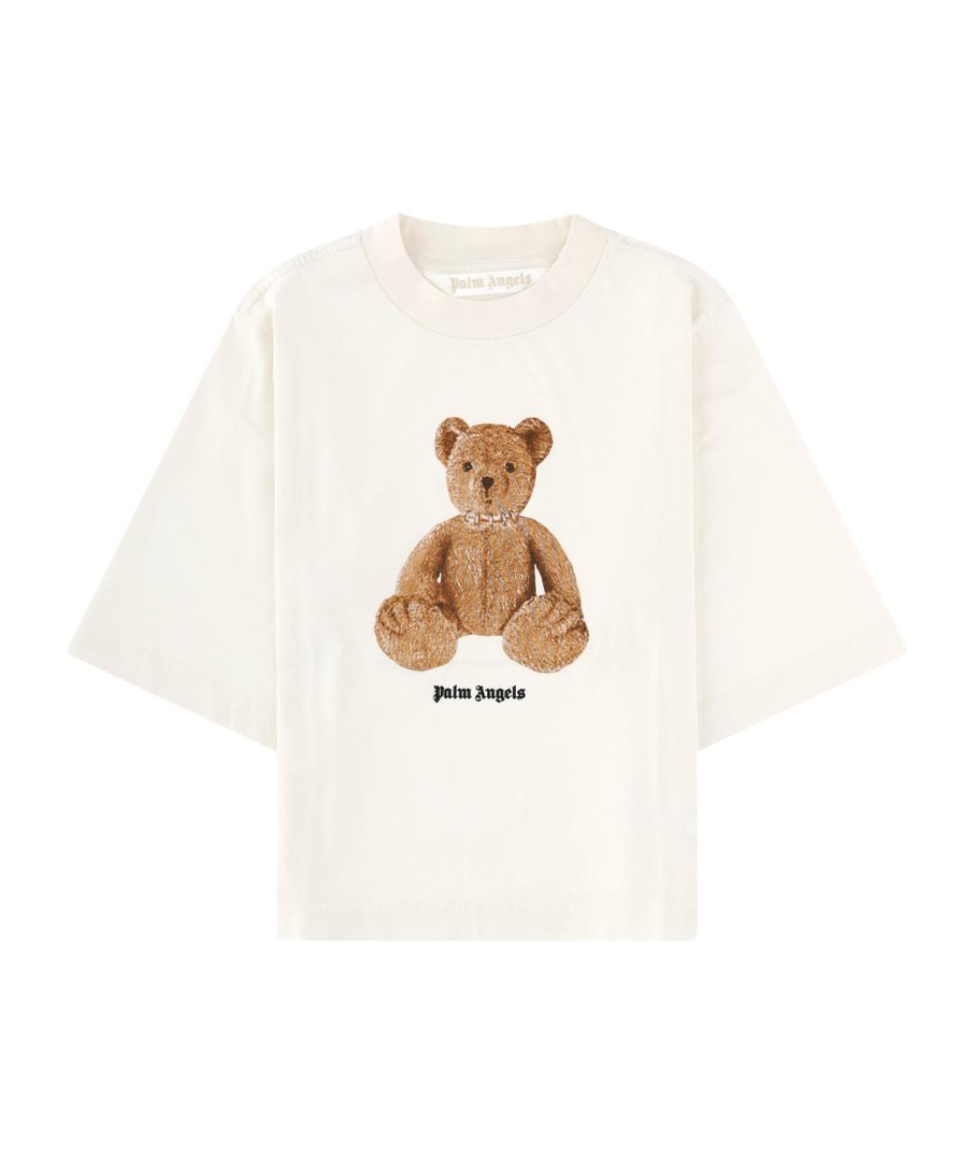 PALM ANGELS Белая хлопковая футболка, фото 1