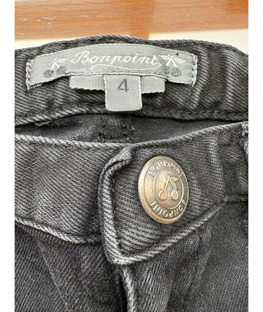 BONPOINT Черные деним детские джинсы, фото 6
