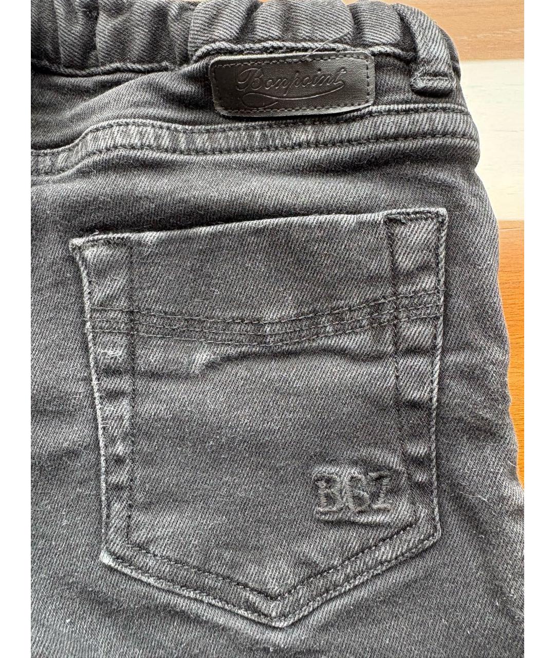 BONPOINT Черные деним детские джинсы, фото 4