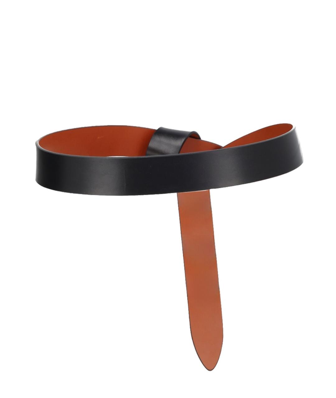 ISABEL MARANT Черный кожаный ремень, фото 3