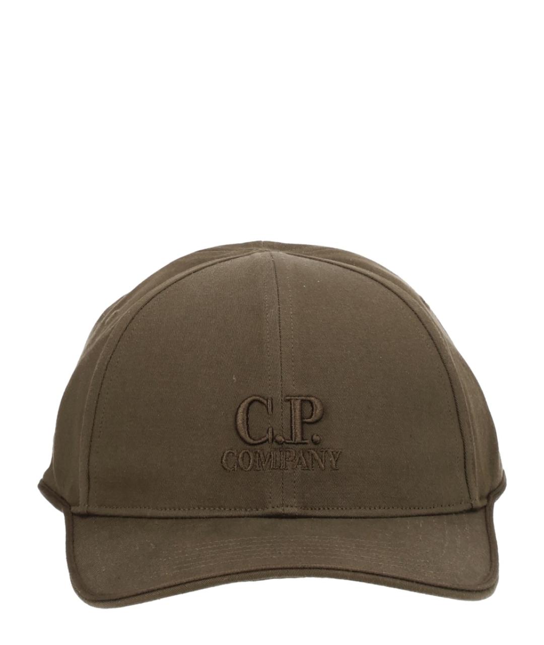 CP COMPANY Зеленая хлопковая кепка/бейсболка, фото 1