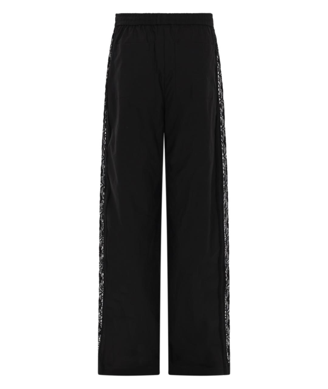MSGM Черные хлопковые прямые брюки, фото 2