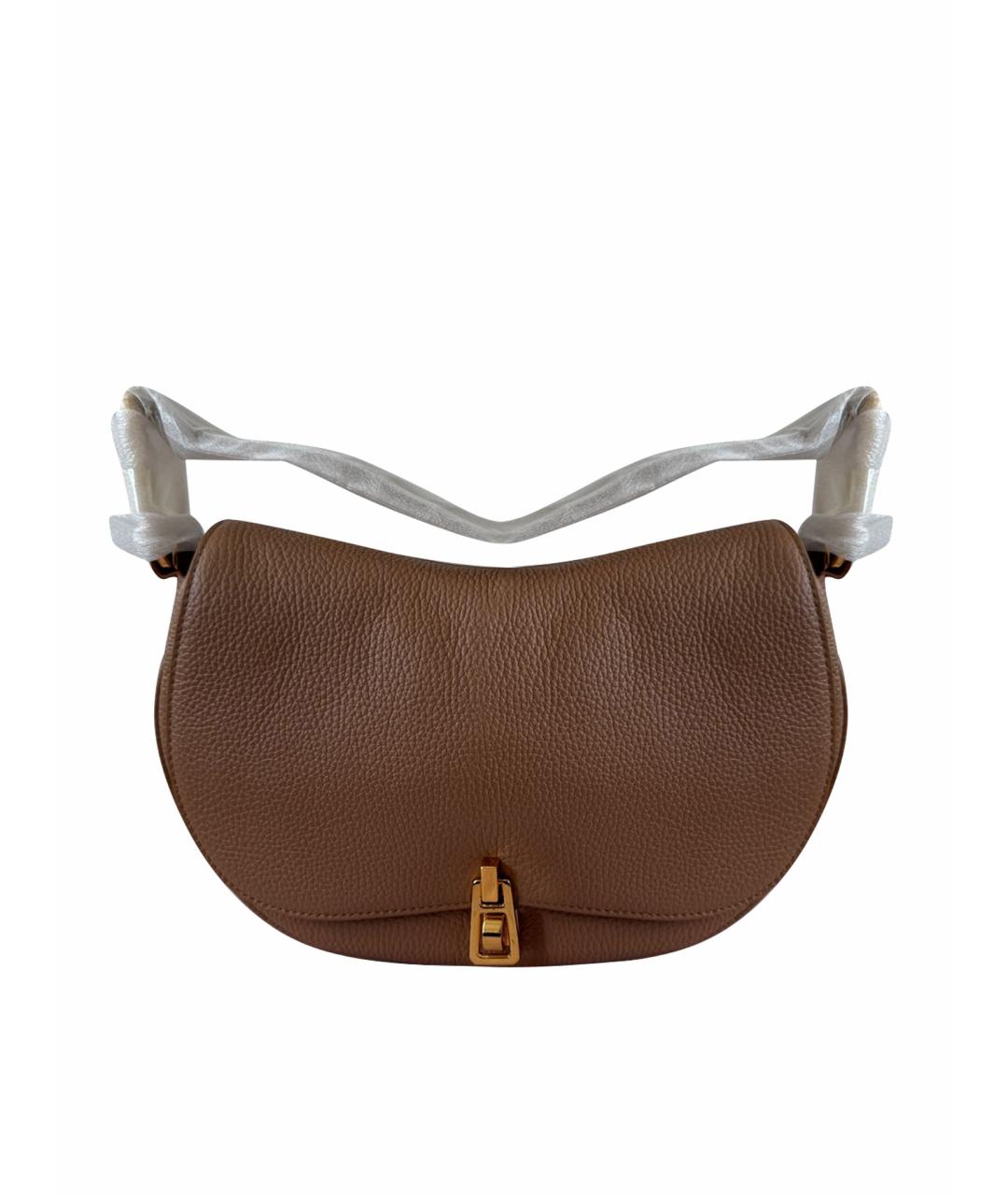 COCCINELLE Бежевая кожаная сумка через плечо, фото 1