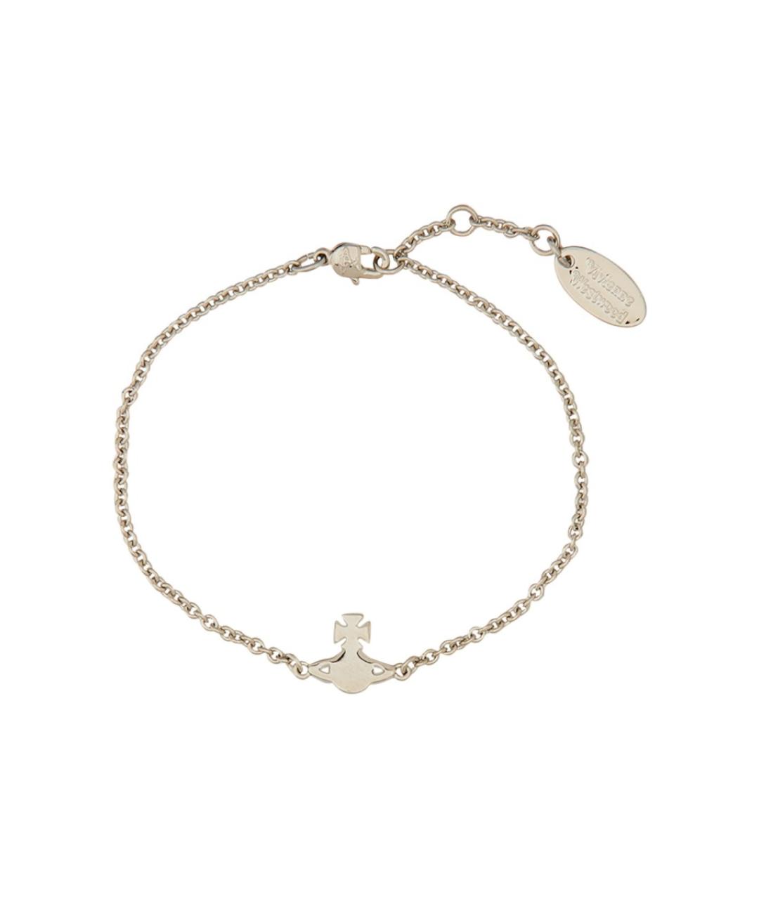 VIVIENNE WESTWOOD Серебрянный металлический браслет, фото 2