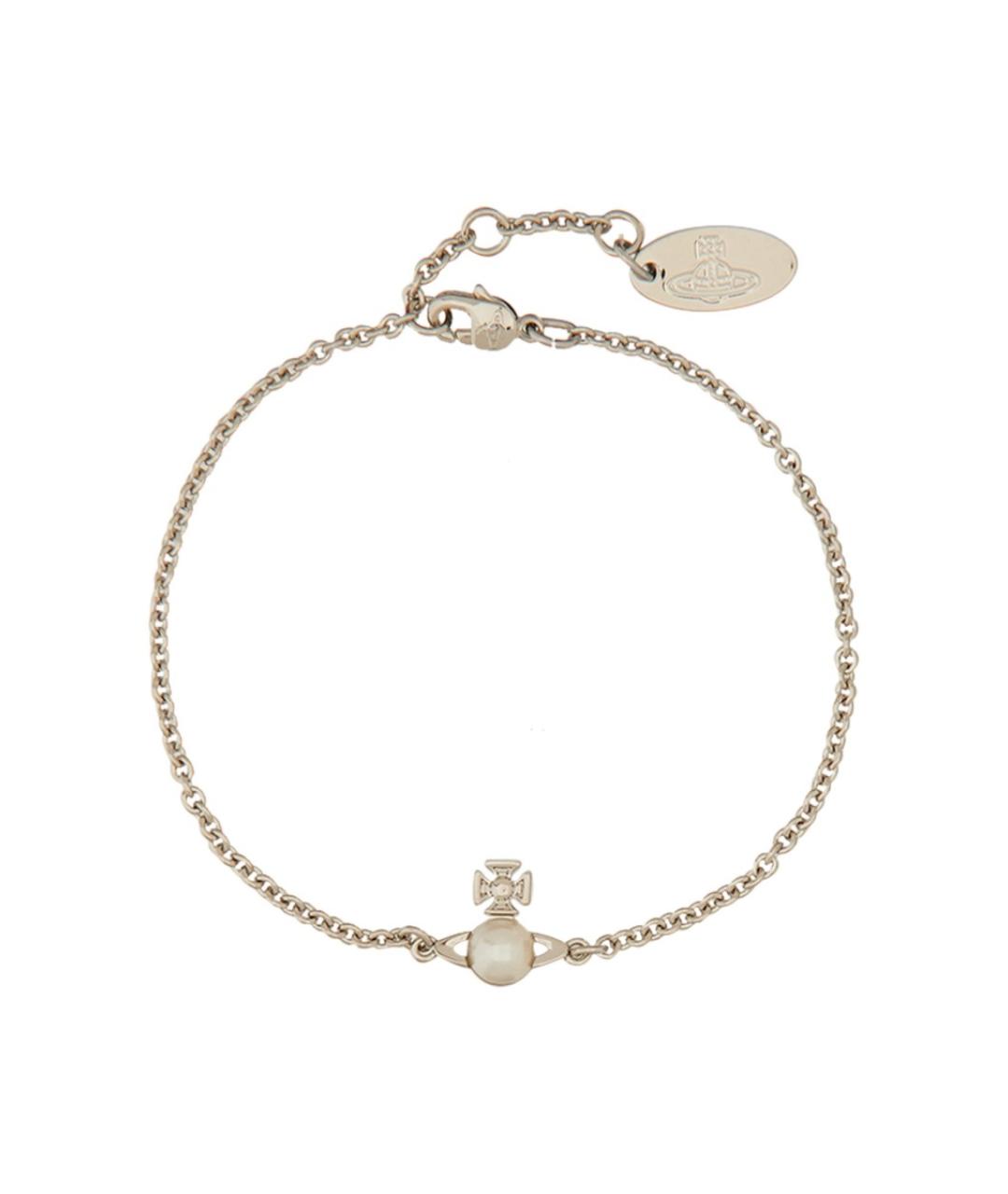 VIVIENNE WESTWOOD Серебрянный металлический браслет, фото 1