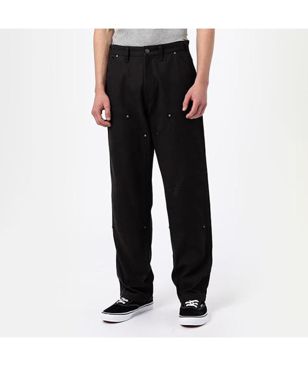 REPRESENT Черные хлопковые повседневные брюки, фото 3