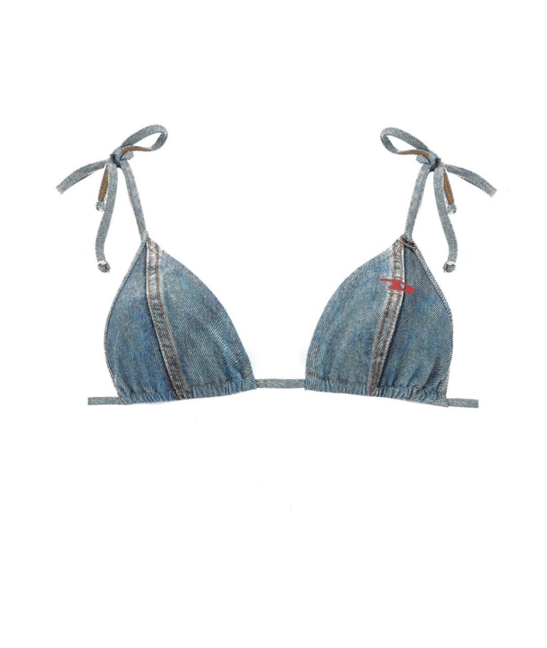 DIESEL Синий полиэстеровый купальник, фото 1