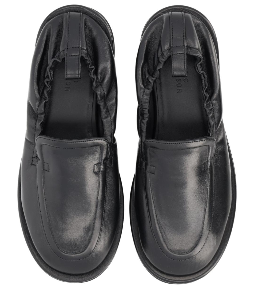 STUDIO NICHOLSON Черные кожаные лоферы, фото 6