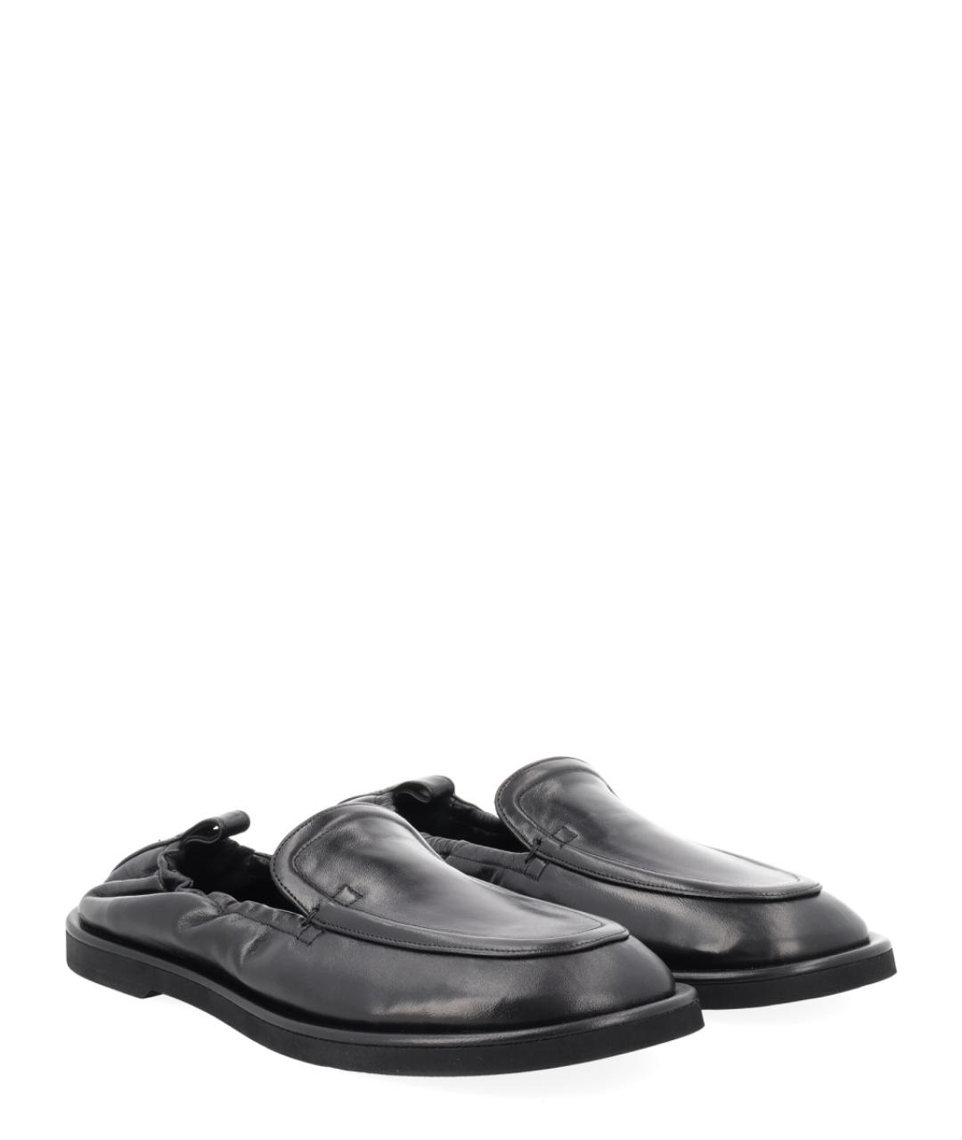 STUDIO NICHOLSON Черные кожаные лоферы, фото 2