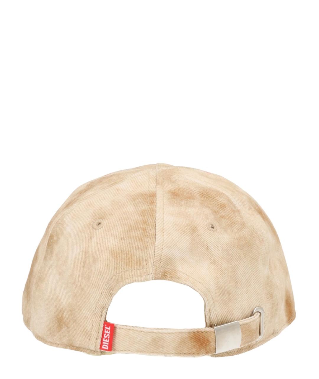 DIESEL Бежевая хлопковая кепка/бейсболка, фото 2
