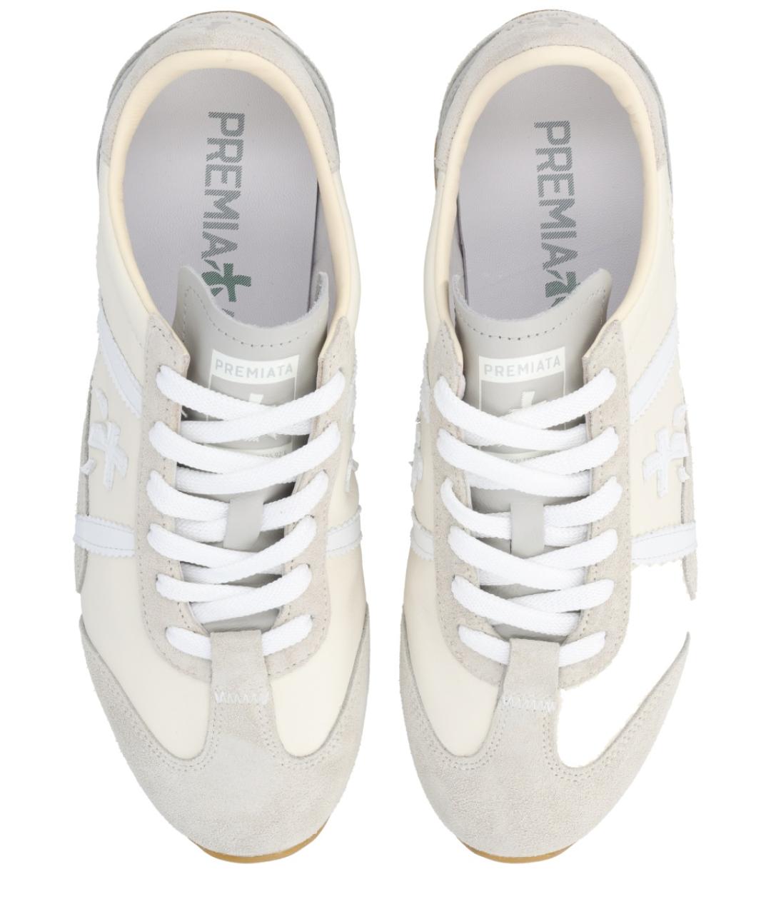 PREMIATA Белые кожаные кроссовки, фото 5
