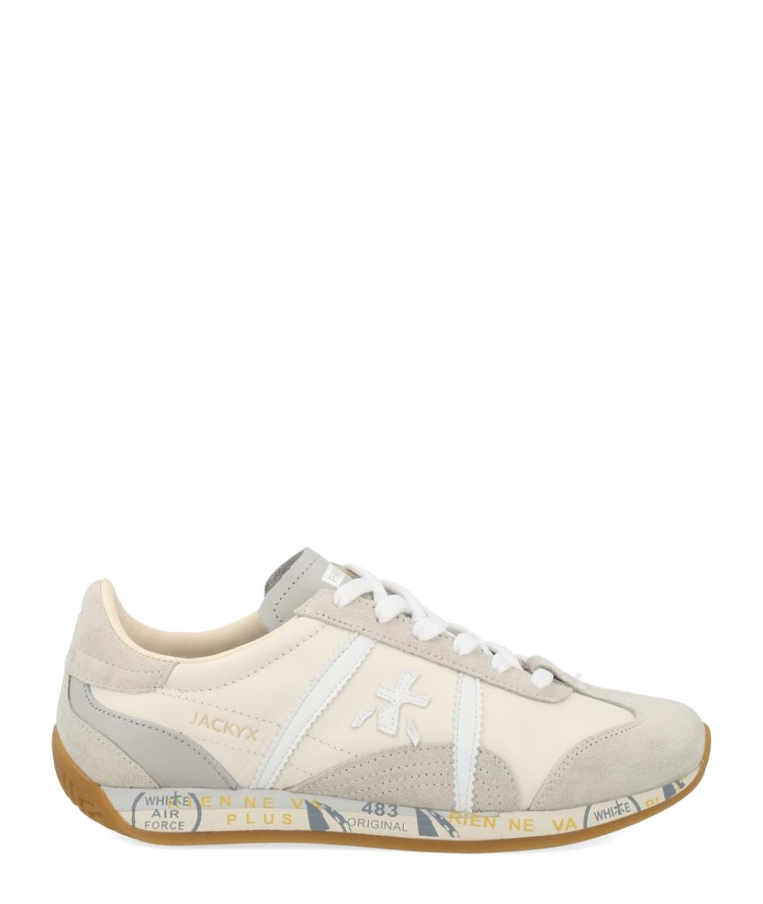 PREMIATA Белые кожаные кроссовки, фото 1