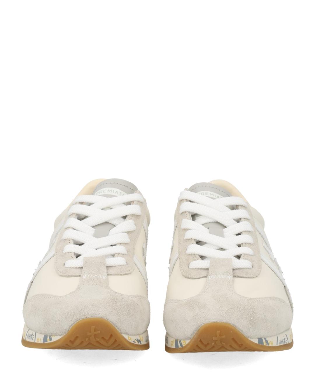 PREMIATA Белые кожаные кроссовки, фото 3