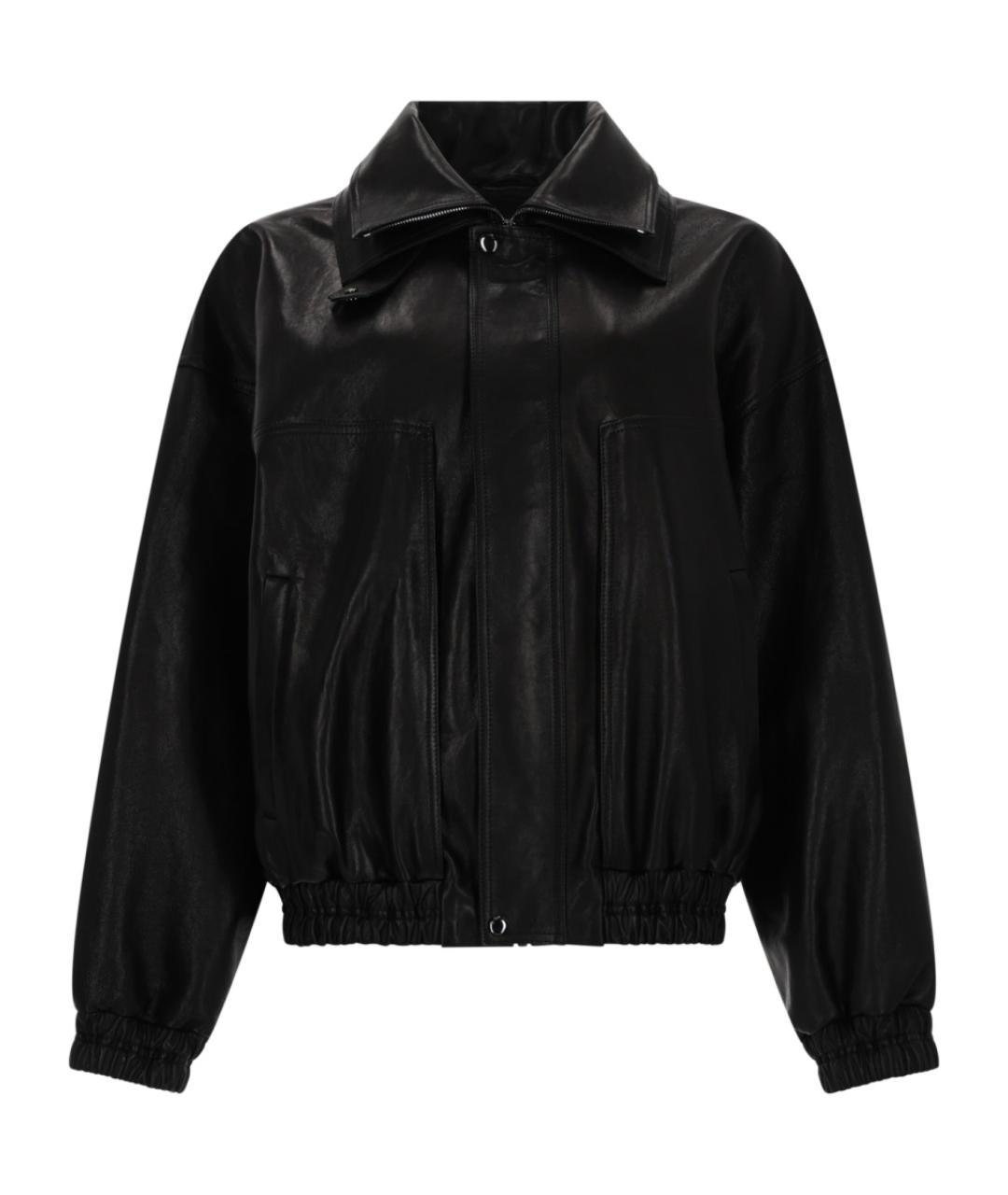 MAGDA BUTRYM Черная кожаная куртка, фото 1