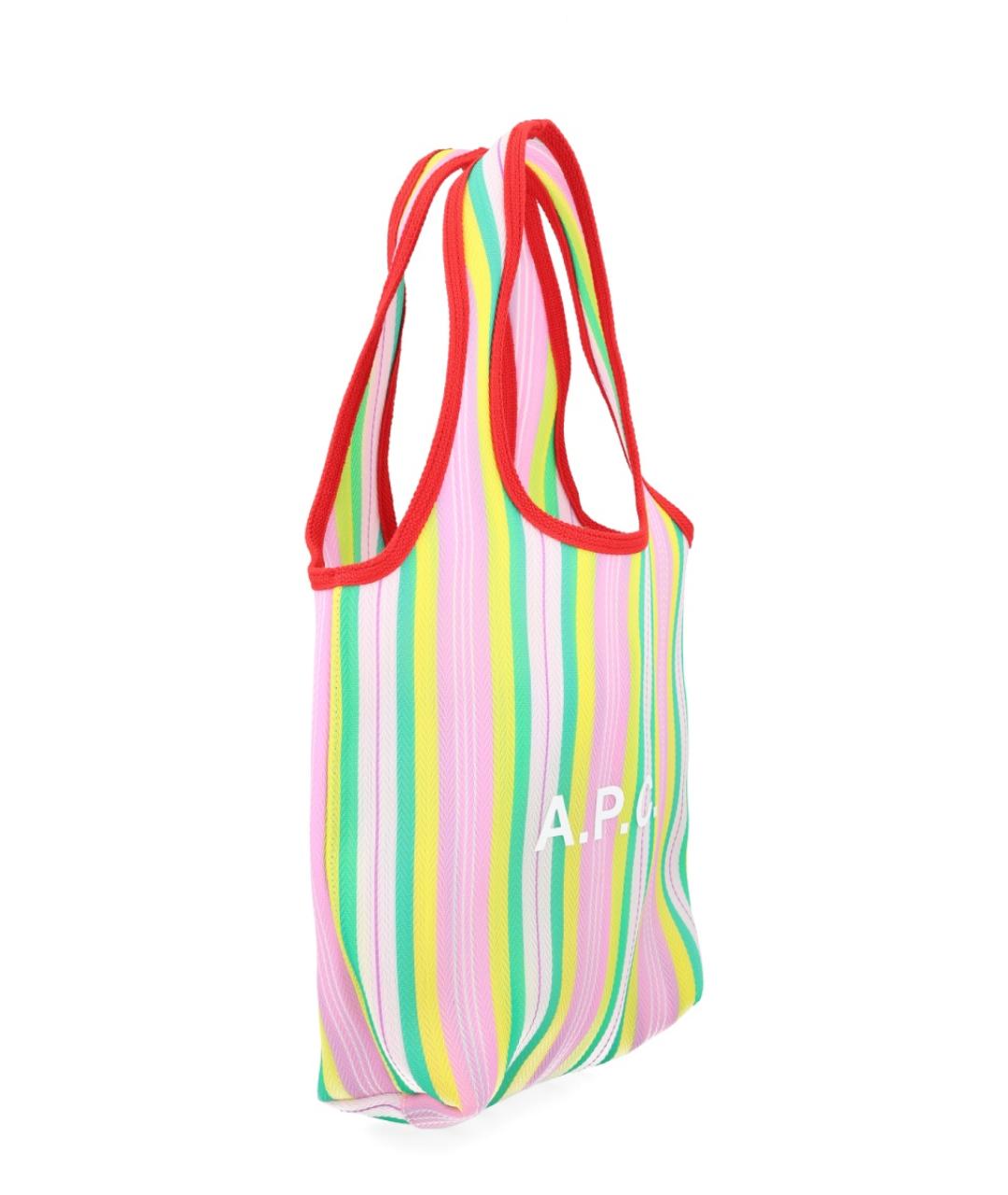 A.P.C. Мульти хлопковая сумка тоут, фото 2