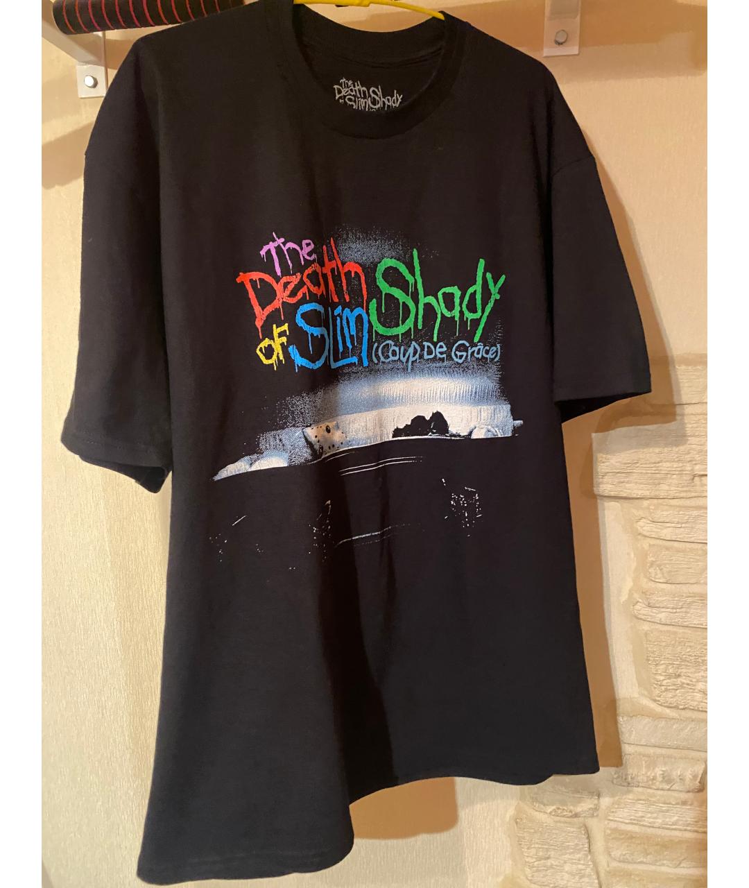 NOTHING Черная хлопковая футболка, фото 4