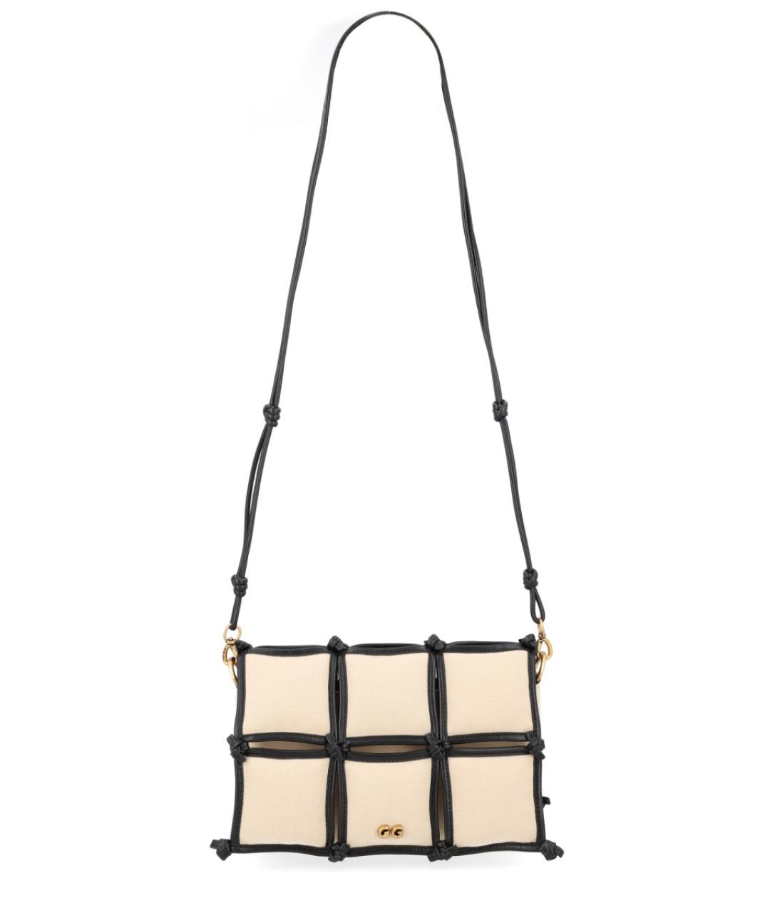 CULT GAIA Бежевая кожаная сумка через плечо, фото 1