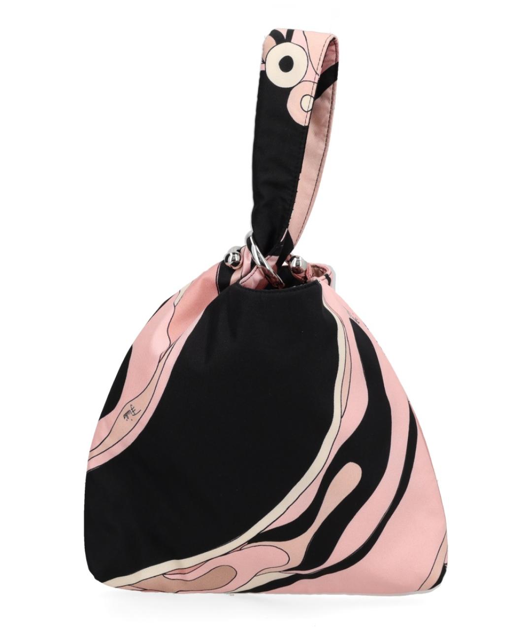 PUCCI Бежевая тканевая сумка с короткими ручками, фото 3