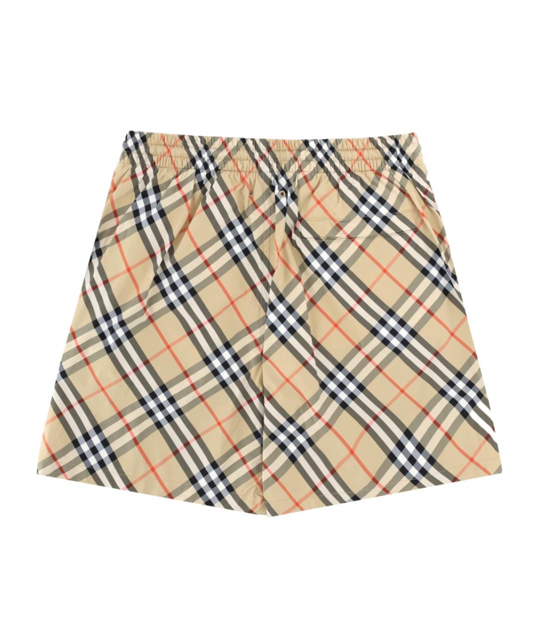 BURBERRY Бежевые полиамидовые плавки, фото 2