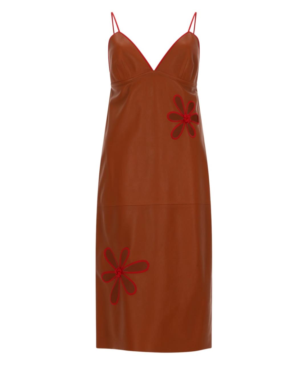 FENDI Мульти кожаный сарафан, фото 1